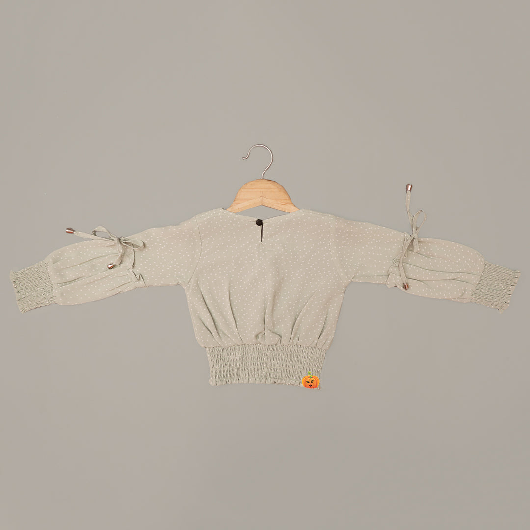 Full Sleeves Topper for Girl Kids Back View