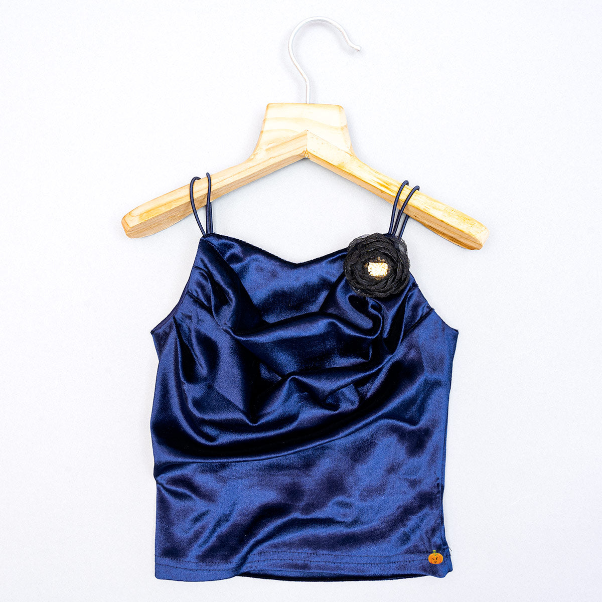 Buy Navy Blue & Black Top for Girls – Mumkins