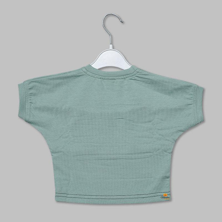 Top for Girls and Kids with an Elegant Sequins Back View
