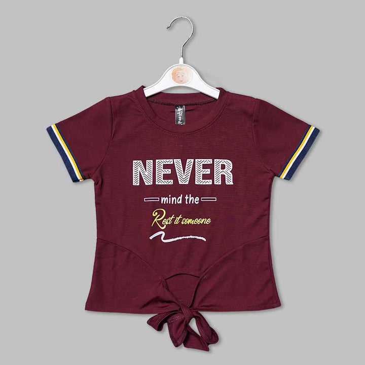 Top for Girls and Kids Front View