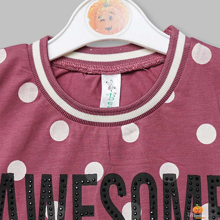 Top for Girls and Kids Close Up View