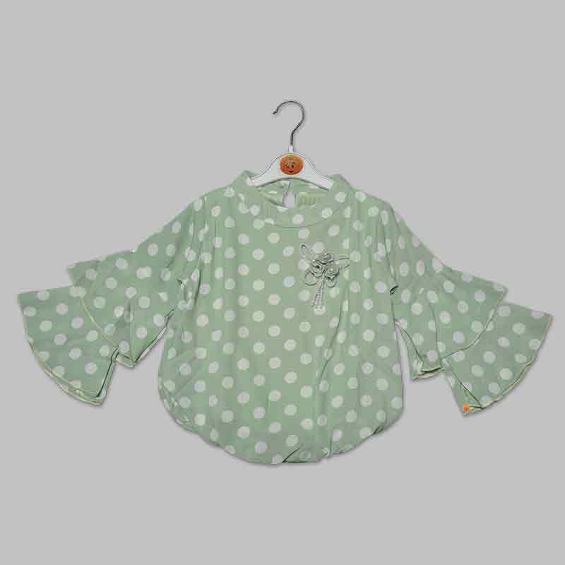 Polka Dot Top for Kid Girls