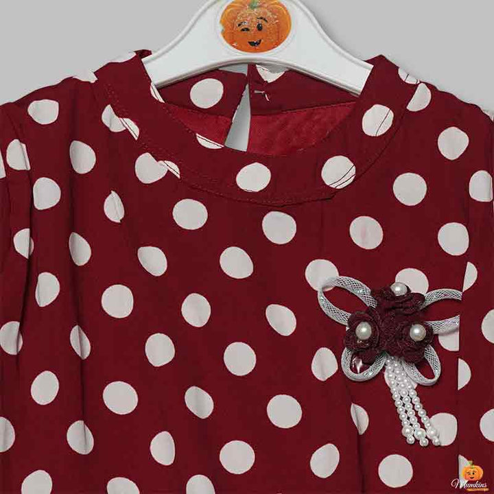 Polka Dot Top for Kid Girls