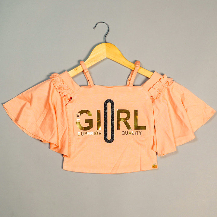 Off Shoulder Top For Kids