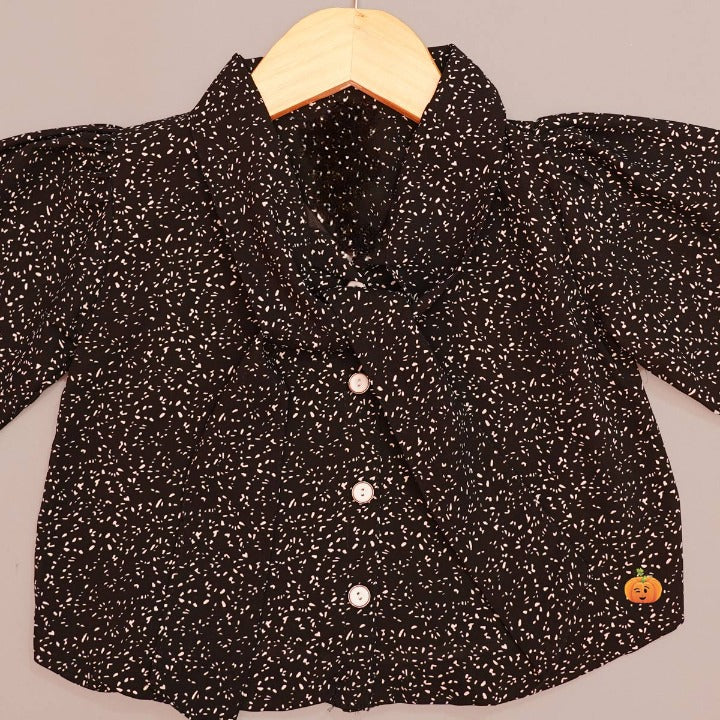 Full Sleeves Kids Top Close Up View