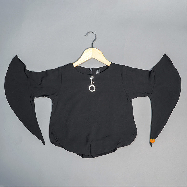 Beautiful Flare Sleeves Top for Kids Front View