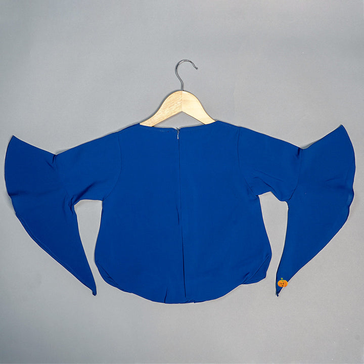 Beautiful Flare Sleeves Top for Kids Back View