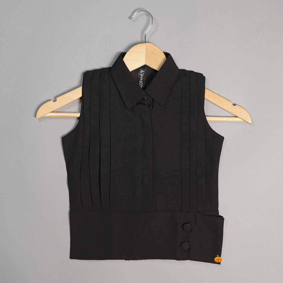 Collard Top for Kids and Girls Front View