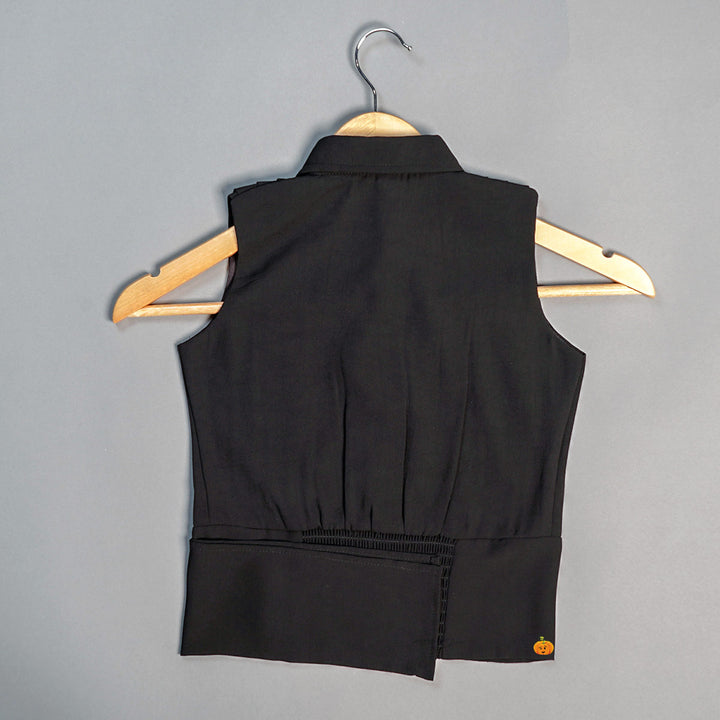 Collard Top for Kids and Girls Back View