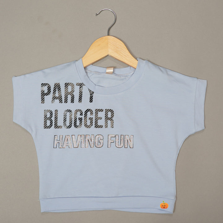 Half Sleeves Top For Kids