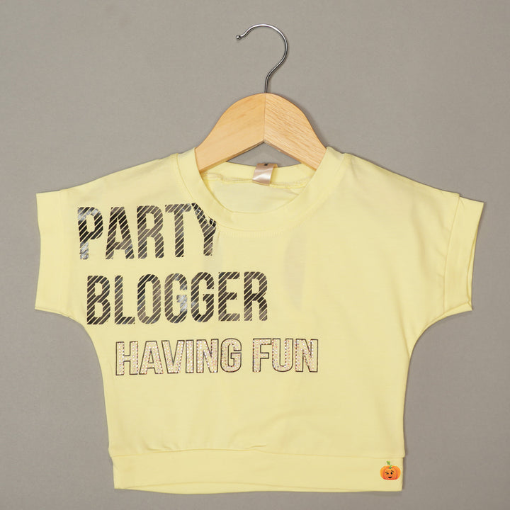 Half Sleeves Top For Kids