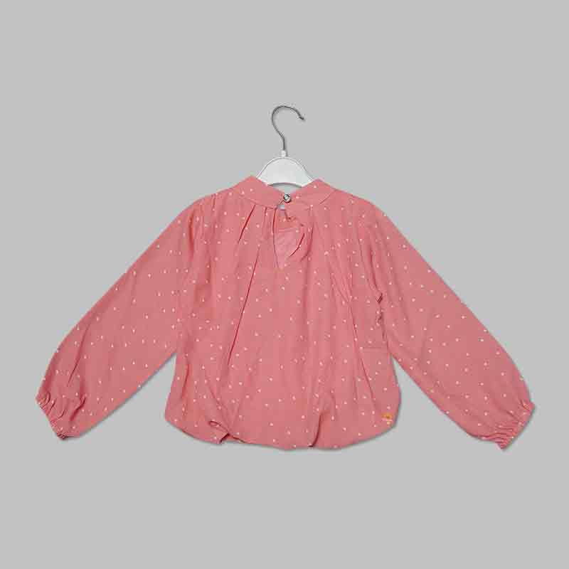 Polka Dot Top For Kid Girls