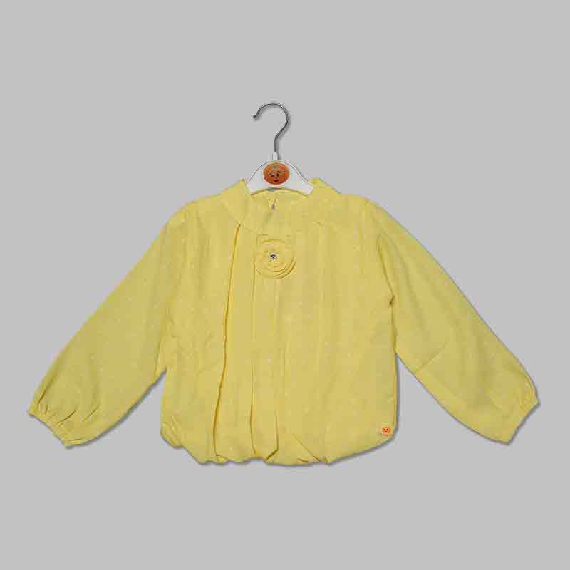 Polka Dot Top For Kid Girls