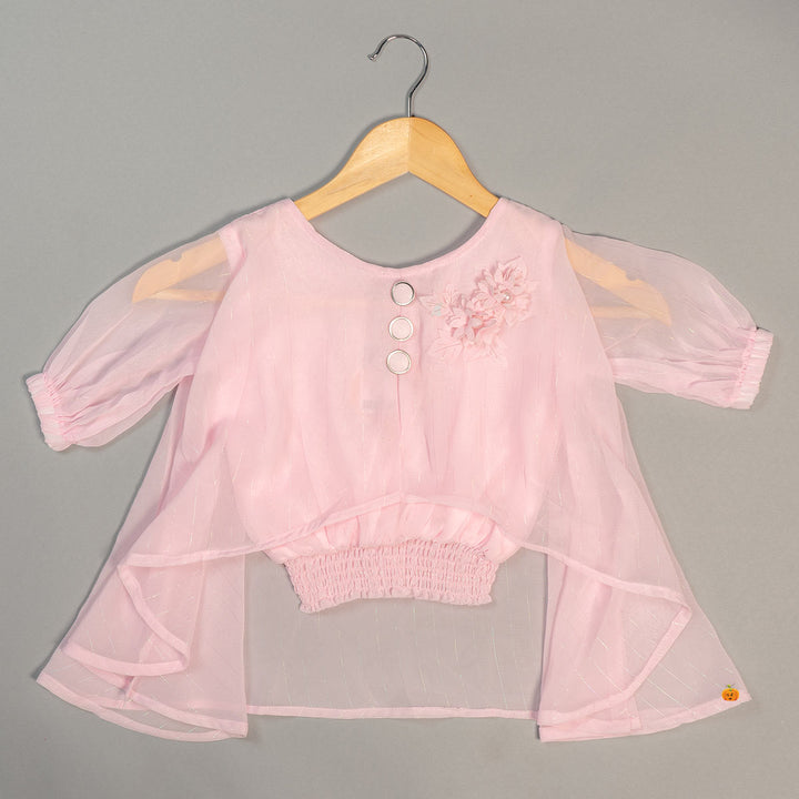 Plain Design Top for Kids Front View