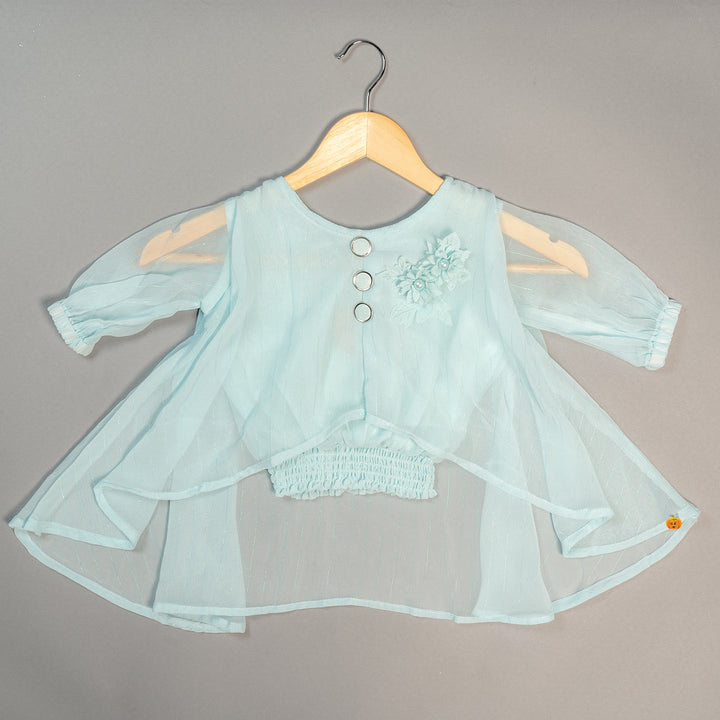 Plain Design Top for Kids Front View
