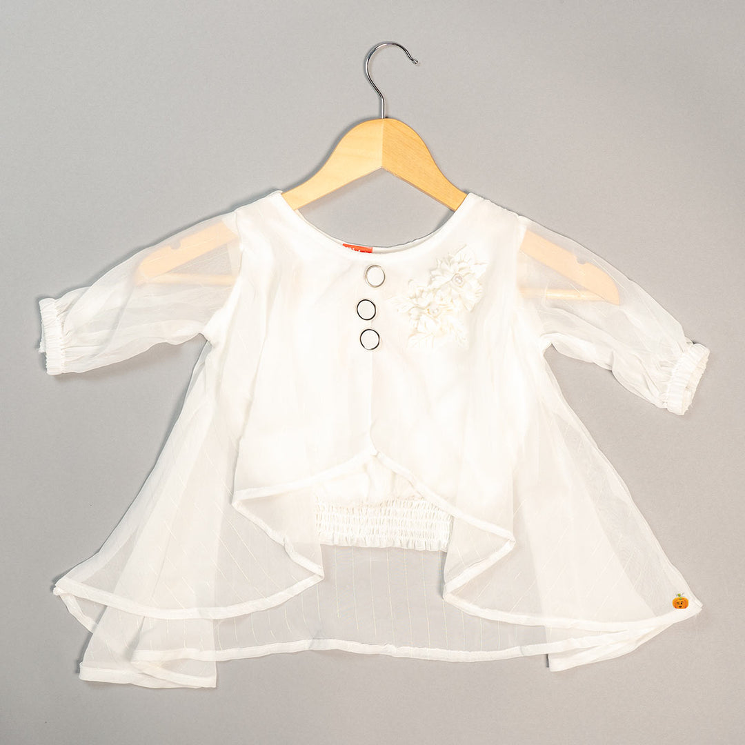 Plain Design Top for Kids Front View