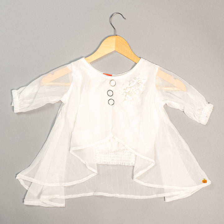 Plain Design Top for Kids Front View