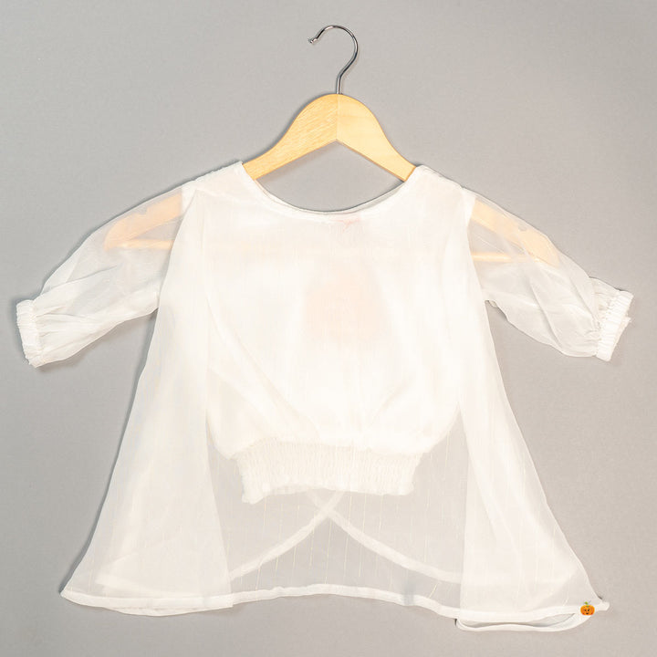Plain Design Top for Kids Back View