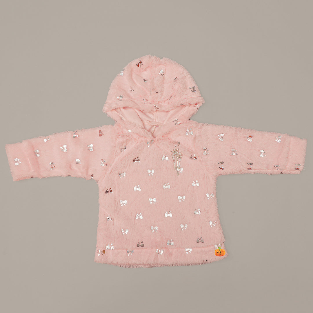 Hoodie Winter Topper for Girls Kid Front View