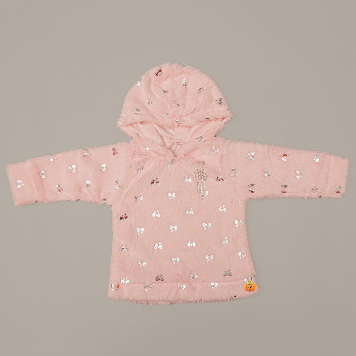 Hoodie Winter Topper for Girls Kid Front View