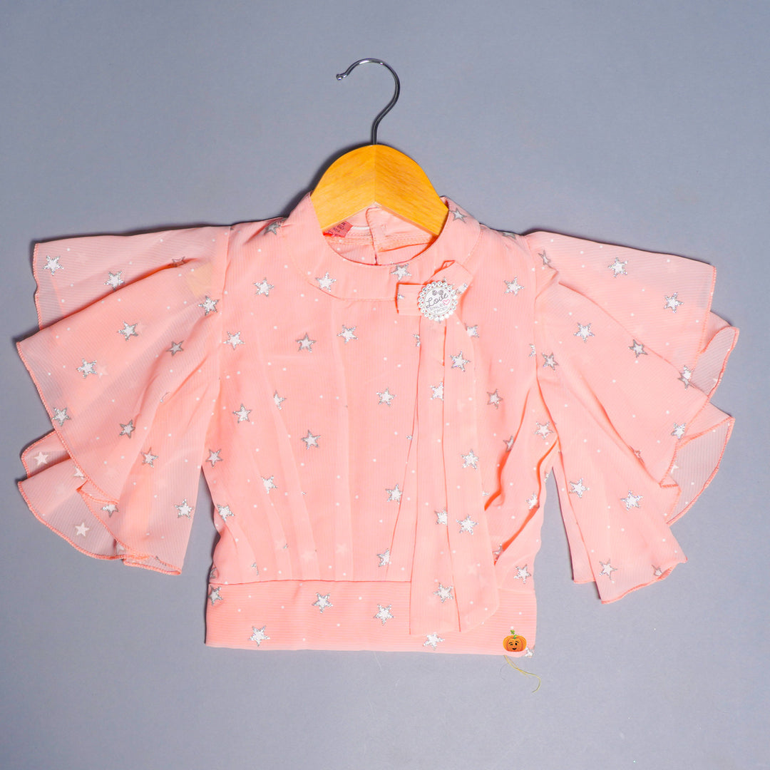 Tops for Girls with Star Print Designs1