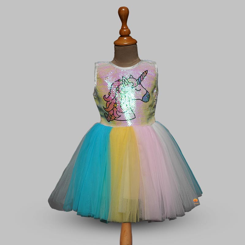 Unicorn Frock for Kid Girls