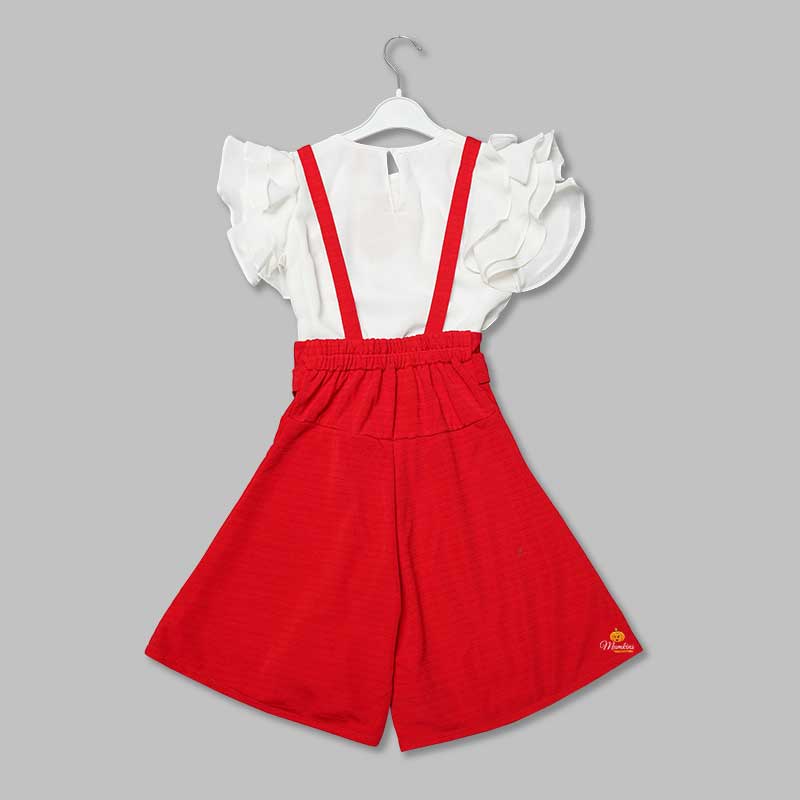 2 Piece Western Plazo Suit with Top for Kids