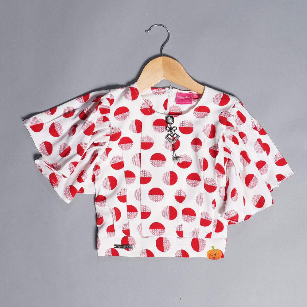 Polka Dots Western Dresses For Kids & Girls