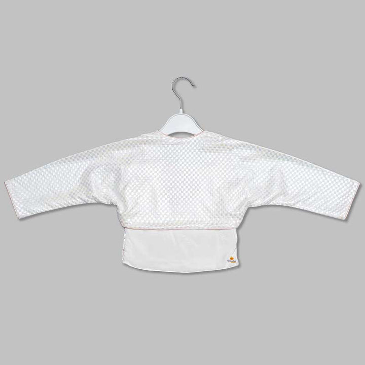 Western Dress For Girls And Kids With An Elegant SequinsPEACH