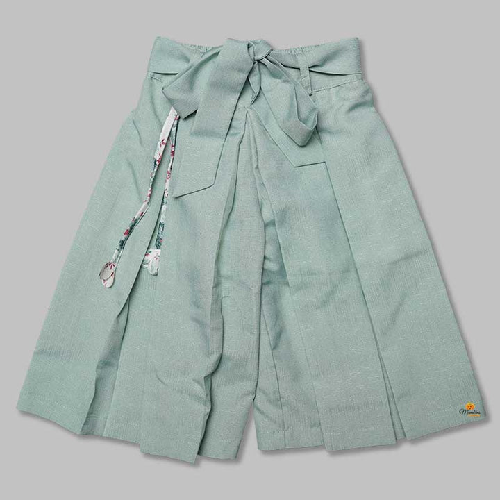 Half Sleeves Plazo Suit for Kid Girls