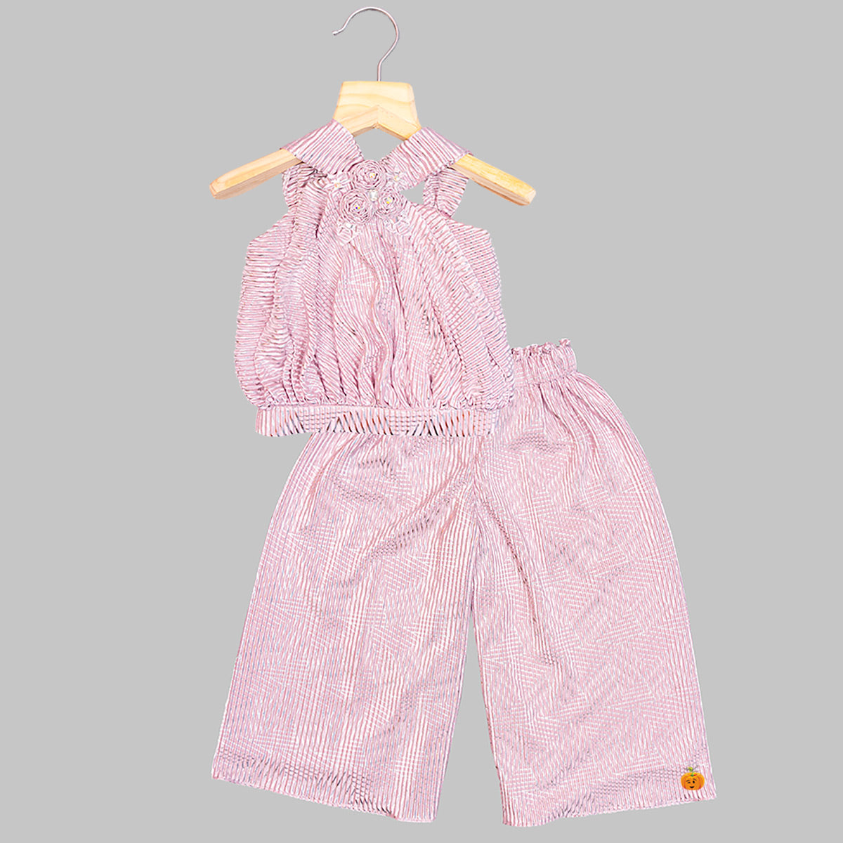 Crop Top With Palazzo Pant | Little Girls Latest Dress Collections | the  Nesavu – The Nesavu