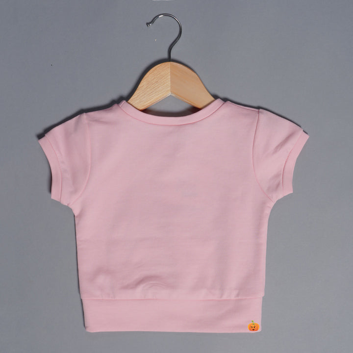Pink Color Western Wear For Kids